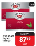 Five Roses Tagless Teabags-200's Pack Each