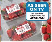 Food Lover's Market Strawberry Punnets-3 x 250g