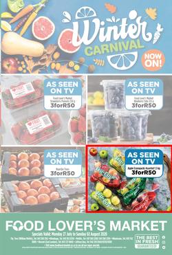 Food Lovers Market Eastern Cape : Winter Carnival (27 July - 2 August 2020), page 1