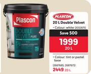 Plascon Doubel Velvet 2687685-20Ltr