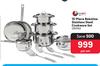 Tissolli 15 Piece Bakelite Stainless Steel Cookware Set-Per Set