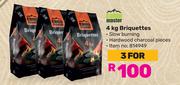 Camp Master 4Kg Briquettes-For 3