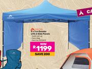 Ozark Trail 3 x 3m Gazebo With 2 Side Panels