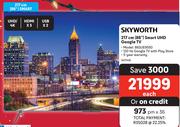 Skyworth 86"(217cm) Smart UHD Google TV 86SUE9550 