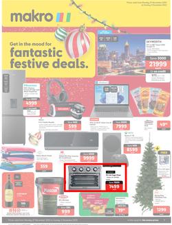 Makro : Get In The Mood For Fantastic Festive Deals (27 November - 03 December 2023), page 1