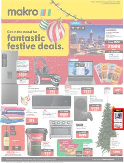 Makro : Get In The Mood For Fantastic Festive Deals (27 November - 03 December 2023), page 1
