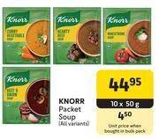 Knorr Packet Soup (All Variants)-10 x 50g