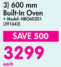 Hisense 600mm Built-In Oven - MBO60201