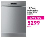 Hisense 13 Place Dishwasher - HD13X