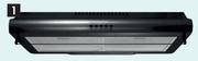 Hisense 600mm Canopy Cookerhood - HHO60PABL