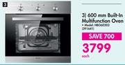 Hisense 600mm Built-In Multifunction Oven - HBO60203