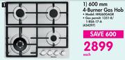 Hisense 600mm 4 Burner Gas Hob - HHU60GAGR