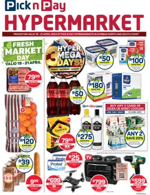 Pick n Pay Hypermarket Kwa-Zulu Natal : Hyper Mega 3 Days (19 April - 21 April 2024)