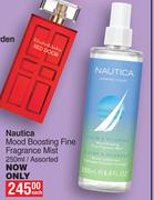 Nautica Mood Boosting Fine Fragrance Mist Assorted-250ml Each