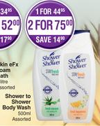 Shower To Shower Body Wash Assorted-For 2 x 500ml