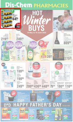 Dis-Chem : Hot Winter Buys (19 May - 19 June 2022), page 1