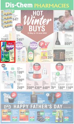 Dis-Chem : Hot Winter Buys (19 May - 19 June 2022), page 1