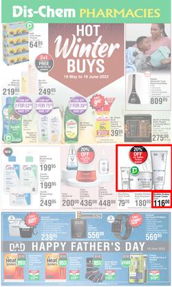 Dis-Chem : Hot Winter Buys (19 May - 19 June 2022), page 1