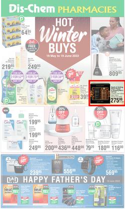 Dis-Chem : Hot Winter Buys (19 May - 19 June 2022), page 1
