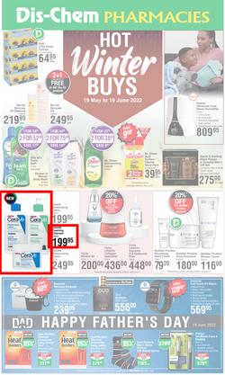 Dis-Chem : Hot Winter Buys (19 May - 19 June 2022), page 1