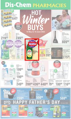 Dis-Chem : Hot Winter Buys (19 May - 19 June 2022), page 1