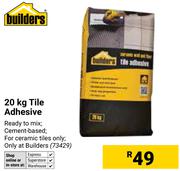 Builders Tile Adhesive 73429-20kg