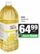 Spar Canola Oil-2Ltr