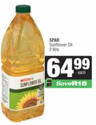 Spar Sunflower Oil-2Ltr