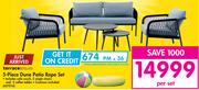 Terrace Leisure 5 Piece Dune Patio Rope Set-Per Set