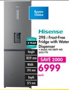 Hisense 298L Frost Free Fridge With Water Dispenser H415BITF-WD