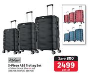 3 Piece ABS Trolley Set-Per Set