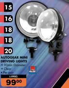 Autogear Mini Driving Lights L-090CL-Per Pair