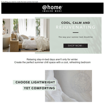 @Home : Cool, Calm And Rejuvenating (Request Valid Dates From Retailer)