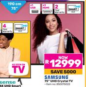Samsung 75" (190cm) UHD Crystal TV 850015022