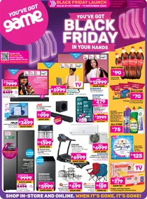 Game : Black Friday (29 October - 11 November 2024)