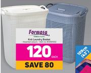 Formosa Knit Landry Basket-Each