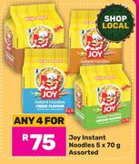 Joy Instant Noodles Assorted-For 4 x 5 x 70g