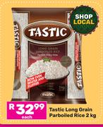 Tastic Long Grain Parboiled Rice-2Kg Each