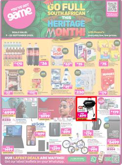 Game : Go Full South African This Heritage Month (09 September - 22 September 2025), page 1