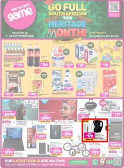 Game : Go Full South African This Heritage Month (09 September - 22 September 2025), page 1