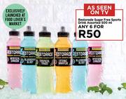 Restorade Sugar Free Sports Drink Assorted-For Any 6 x 500ml