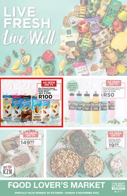 Food Lover's Market KwaZulu-Natal : Live Fresh, Live Well (30 October - 05 November 2023), page 1
