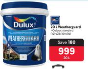 Dulux 20L Weatherguard