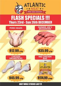Atlantic Meat : Flash Specials (23 December - 26 December 2021)