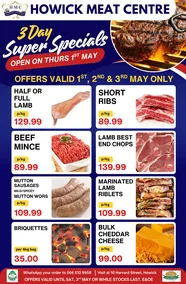 Howick Meat Centre : 3 Day Super Streak (29 April - 03 May 2025 While Stocks Last)