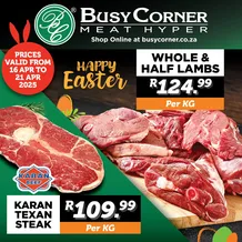 Busy Corner Meat Hyper : Happy Easter (16 April - 21 April 2025)