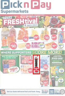 Pick n Pay Eastern Cape : Fresh Specials (15 August - 18 August 2024), page 1