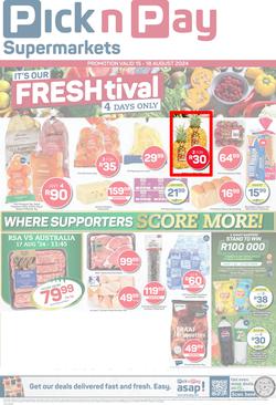 Pick n Pay Eastern Cape : Fresh Specials (15 August - 18 August 2024), page 1