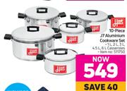 Hart 10 Piece J7 Aluminium Cookware Set