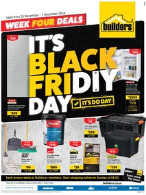 Builders : Black Fridiy Day (25 November - 01 December 2024)